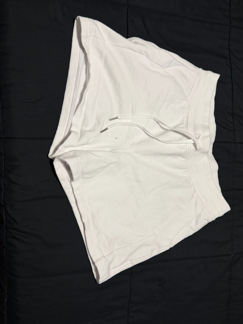 White Drawstring Athletic Shorts Lululemon Women’s